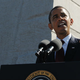 President Barack Obama speaks during the dedication of the Martin Luther King Jr. Memorial in 2011. (Mandel Ngan/Getty Images)